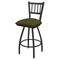 Holland Bar Stool Co 25" Swivel Counter Stool, Pewter Finish, Graph Parrot Seat X810 - alternate 1